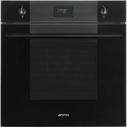 SMEG SFP61TB3FR Серия Linea, Многофункциональный духовой шкаф 60 см, Пиролитическая очистка, 10 режимов, Электронный контроль температуры, цвет - Чёрное стекло