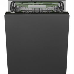 Smeg STL7322BQL Посудомоечная машина, ИНВЕРТЕР, Аква Стоп, луч на полу, 14 комплектов, Сенсорное управление, автоматическое открывание дверцы в конце цикла, Количество программ:10+1, 1/2 загрузки...