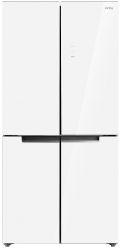 KORTING KNFM 84177 GW Четырехдверный холодильник, ИНВЕРТОР, шир. 83 см, высота 177 см., cенсорное управление, Full NO FROST, цвет - Белое стекло