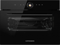 Kuppersberg KMW 617 Духовой шкаф электрический с функцией СВЧ, TFT дисплей(сенсорный), 12 режимов, высота - 45 см., цвет - чёрный