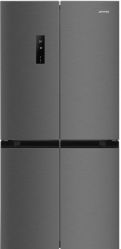 Smeg FQI48KD Холодильники Side-by-side ИНВЕРТОР, 4-х дверный, задняя стенка в холодильном отделении - металл, Ш- 840 мм В-1790 мм Г- 690 мм цвет Тёмная нерж. сталь